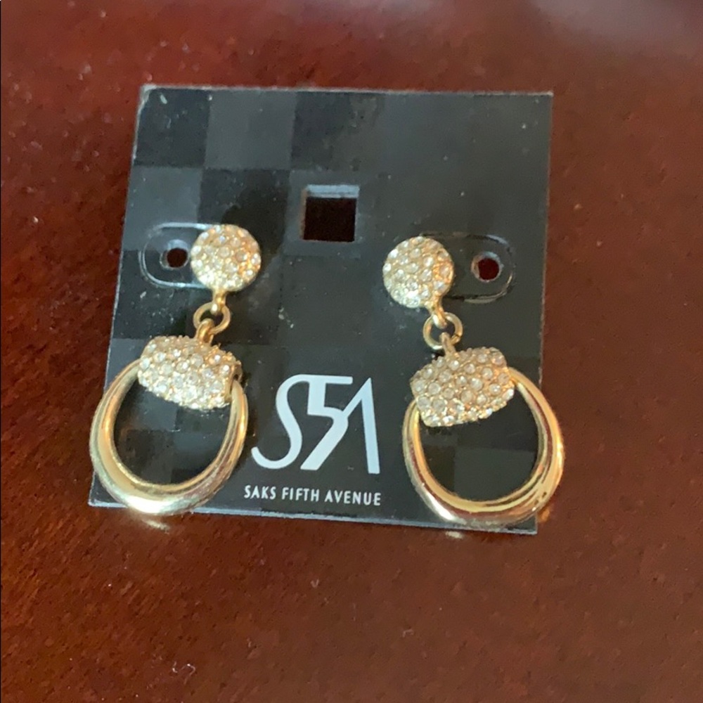 Saks Fifth Avenue earrings costume jewelry